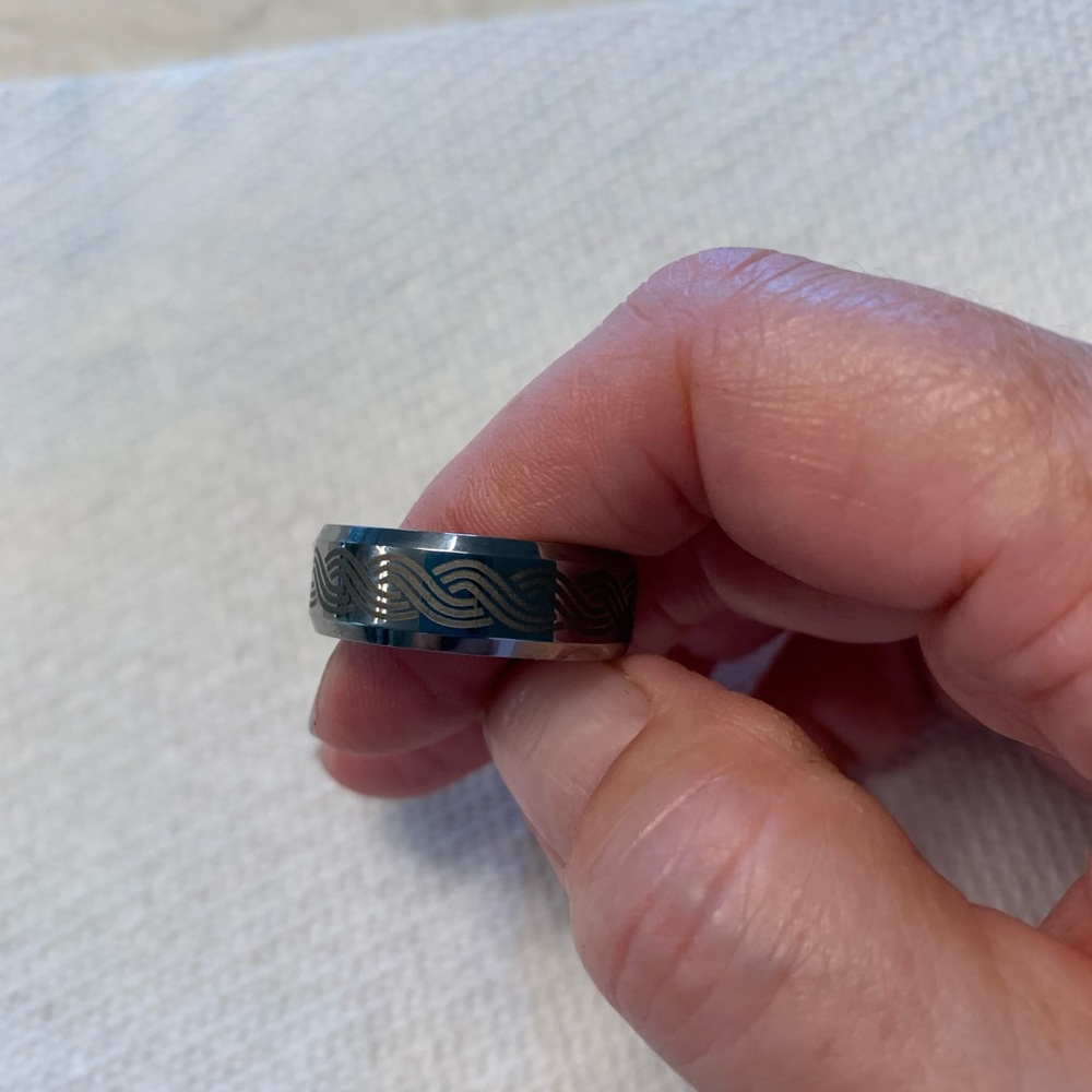 Tungsten wedding band